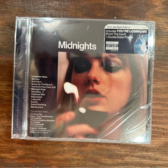 Taylor Swift Midnights CD (Late Night Edition) Limited Edition - Picture 1 of 5